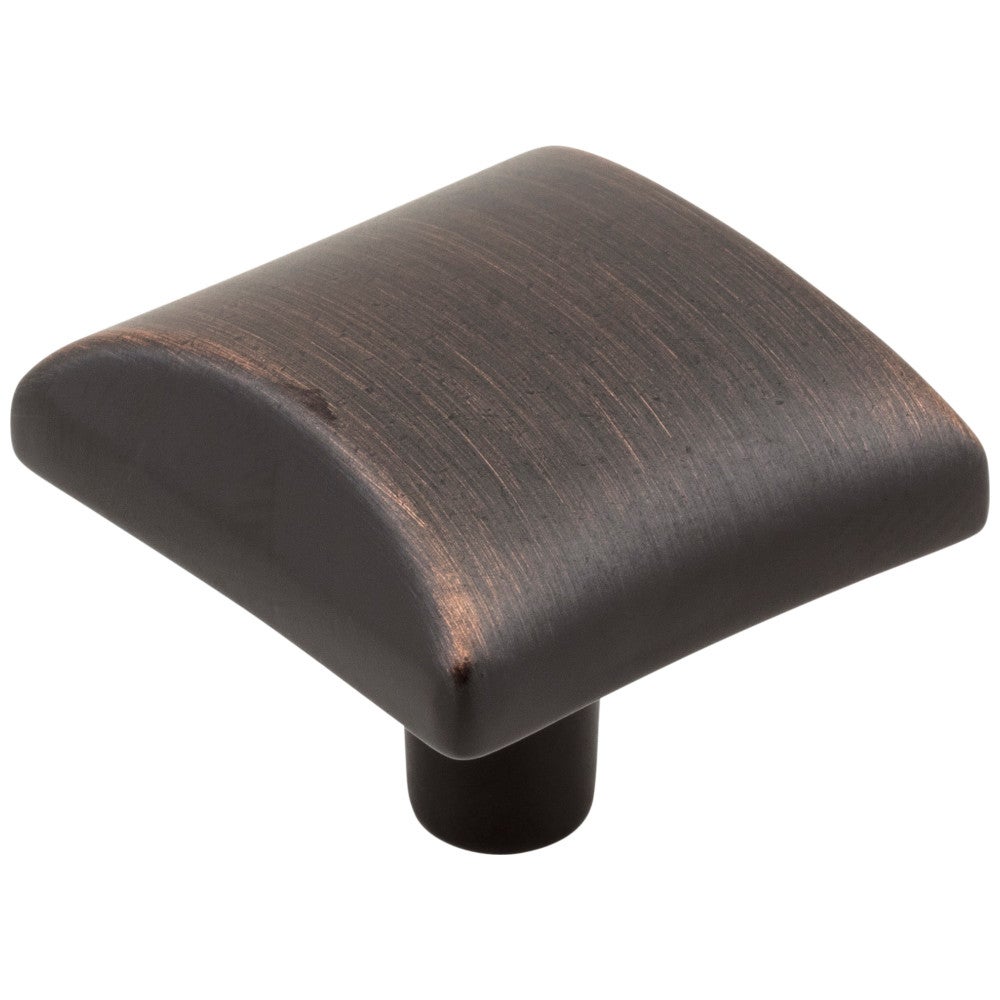 Hardware Resources 1-1/8" Overall Length Satin Nickel Square Glendale Cabinet Knob