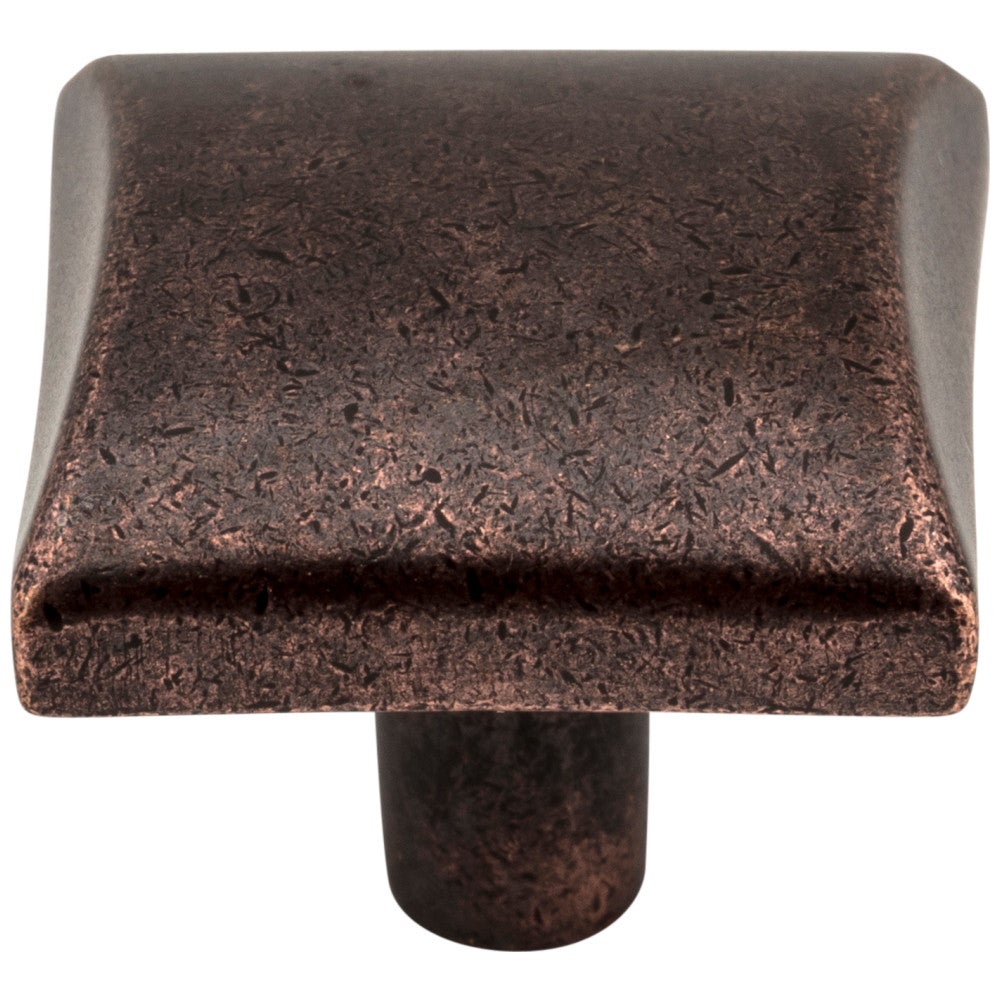 Hardware Resources 1-1/8" Overall Length Satin Nickel Square Glendale Cabinet Knob