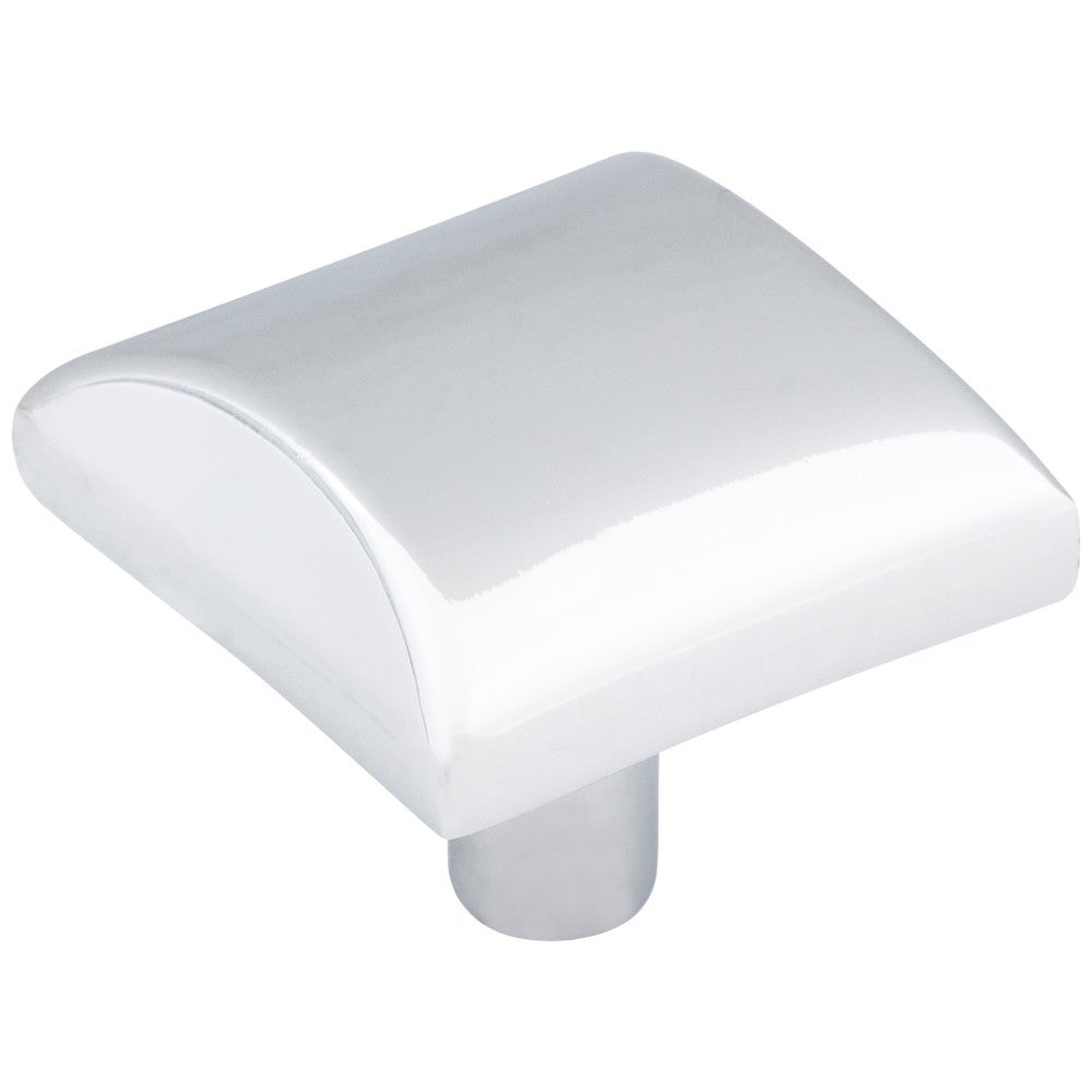 Hardware Resources 1-1/8" Overall Length Satin Nickel Square Glendale Cabinet Knob