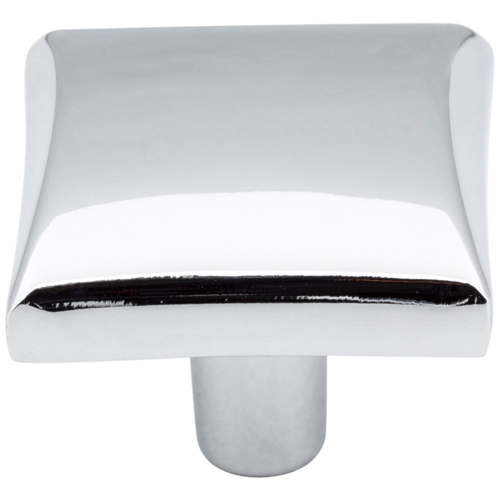Hardware Resources 1-1/8" Overall Length Satin Nickel Square Glendale Cabinet Knob