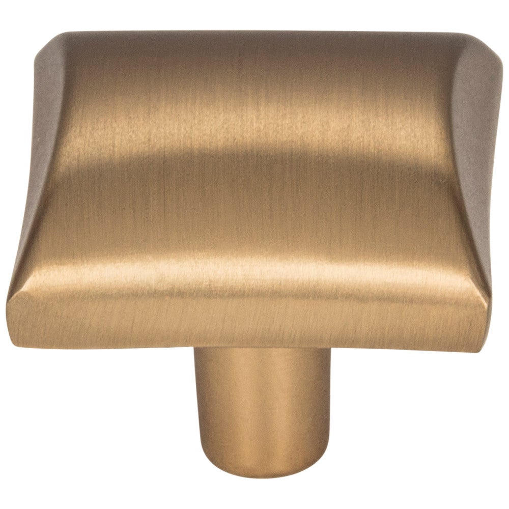 Hardware Resources 1-1/8" Overall Length Satin Nickel Square Glendale Cabinet Knob