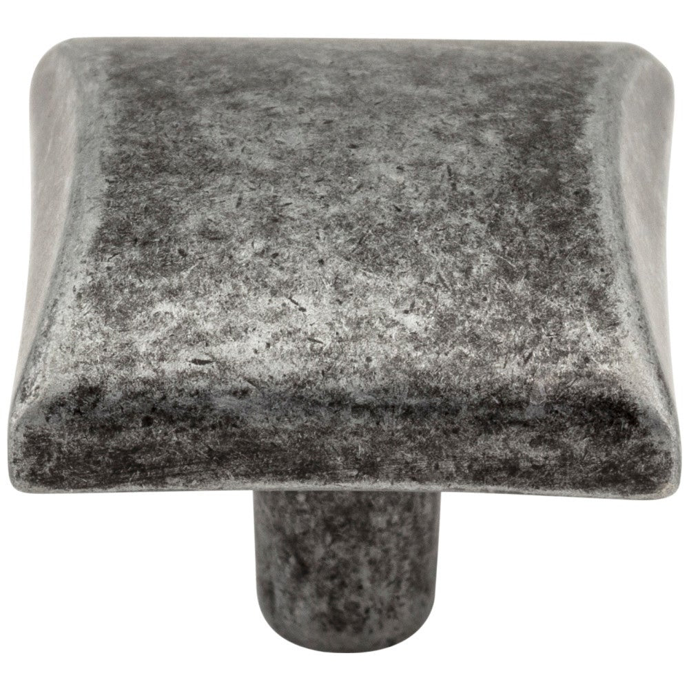 Hardware Resources 1-1/8" Overall Length Satin Nickel Square Glendale Cabinet Knob