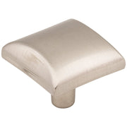 Hardware Resources 1-1/8" Overall Length Satin Nickel Square Glendale Cabinet Knob