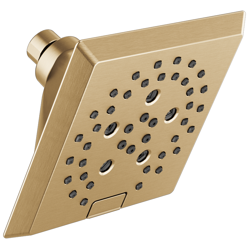 Delta Universal Showering Components H2OKinetic® 5-Setting Angular Modern Raincan Shower Head