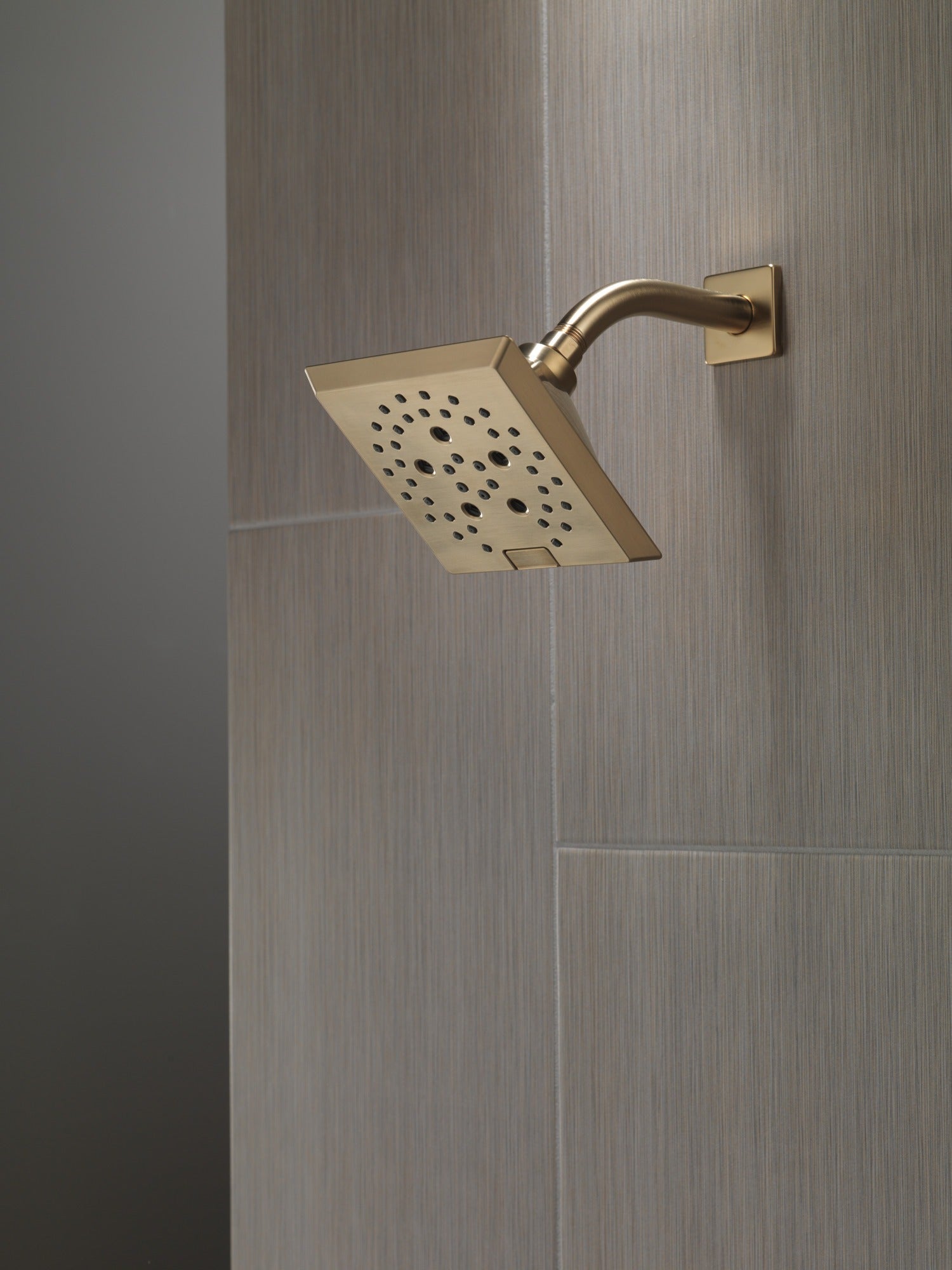 Delta Universal Showering Components H2OKinetic® 5-Setting Angular Modern Raincan Shower Head