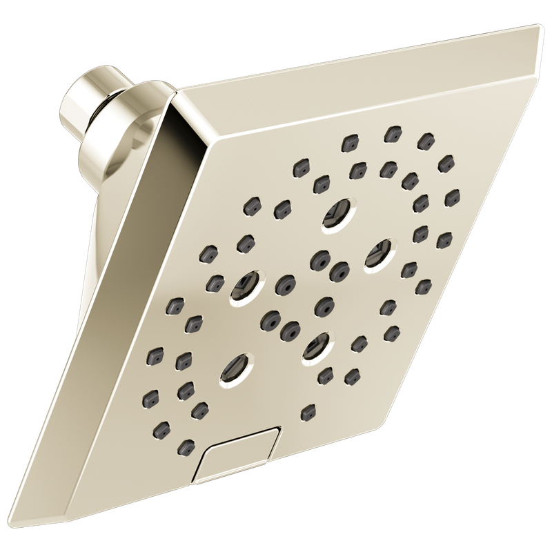 Delta Universal Showering Components H2OKinetic® 5-Setting Angular Modern Raincan Shower Head