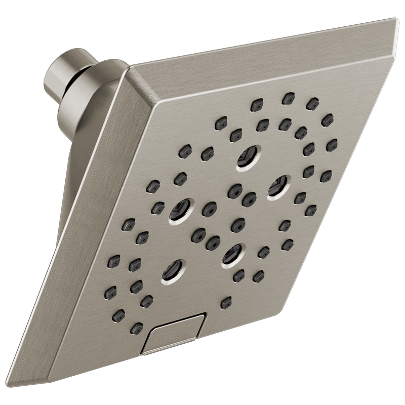 Delta Universal Showering Components H2OKinetic® 5-Setting Angular Modern Raincan Shower Head