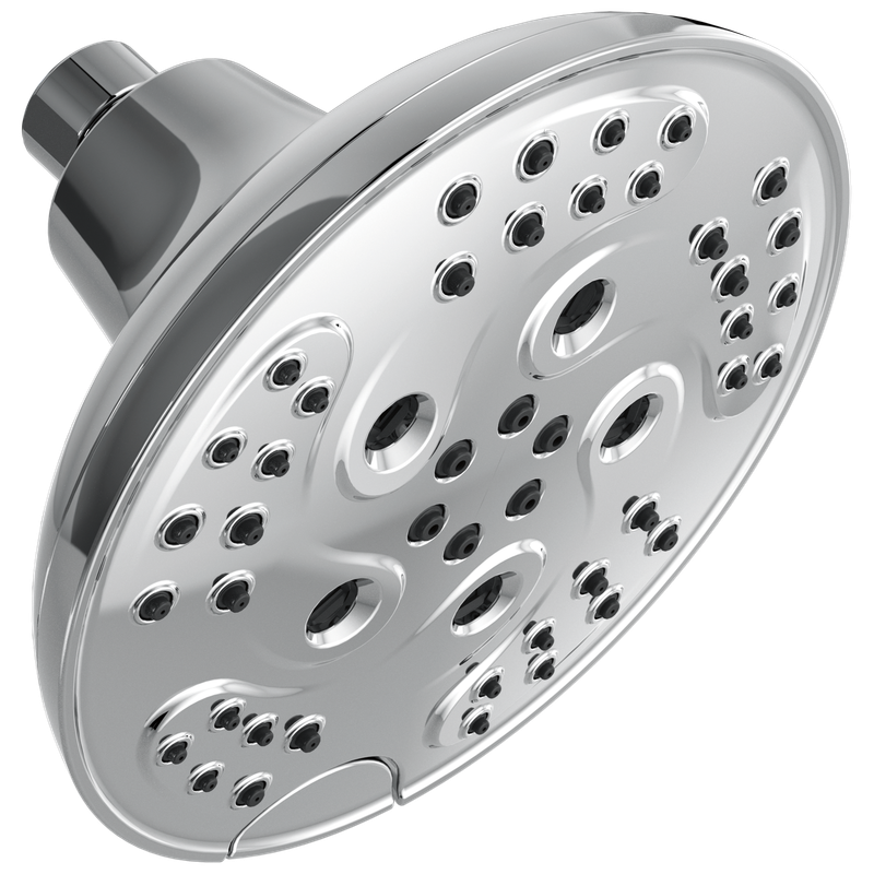 Delta Universal Showering Components H2OKinetic® 5-Setting Transitional Raincan Shower Head