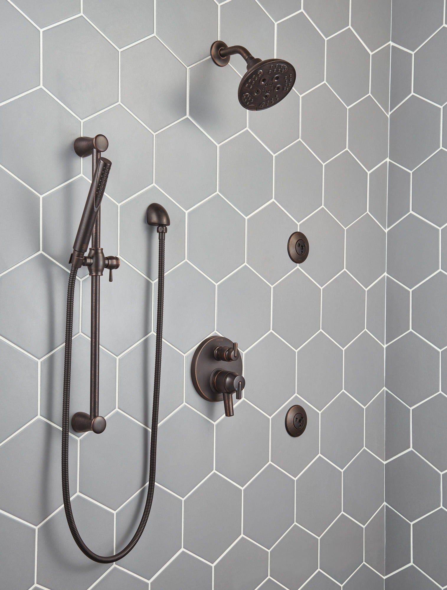 Delta Grail® Premium Single-Setting Slide Bar Hand Shower