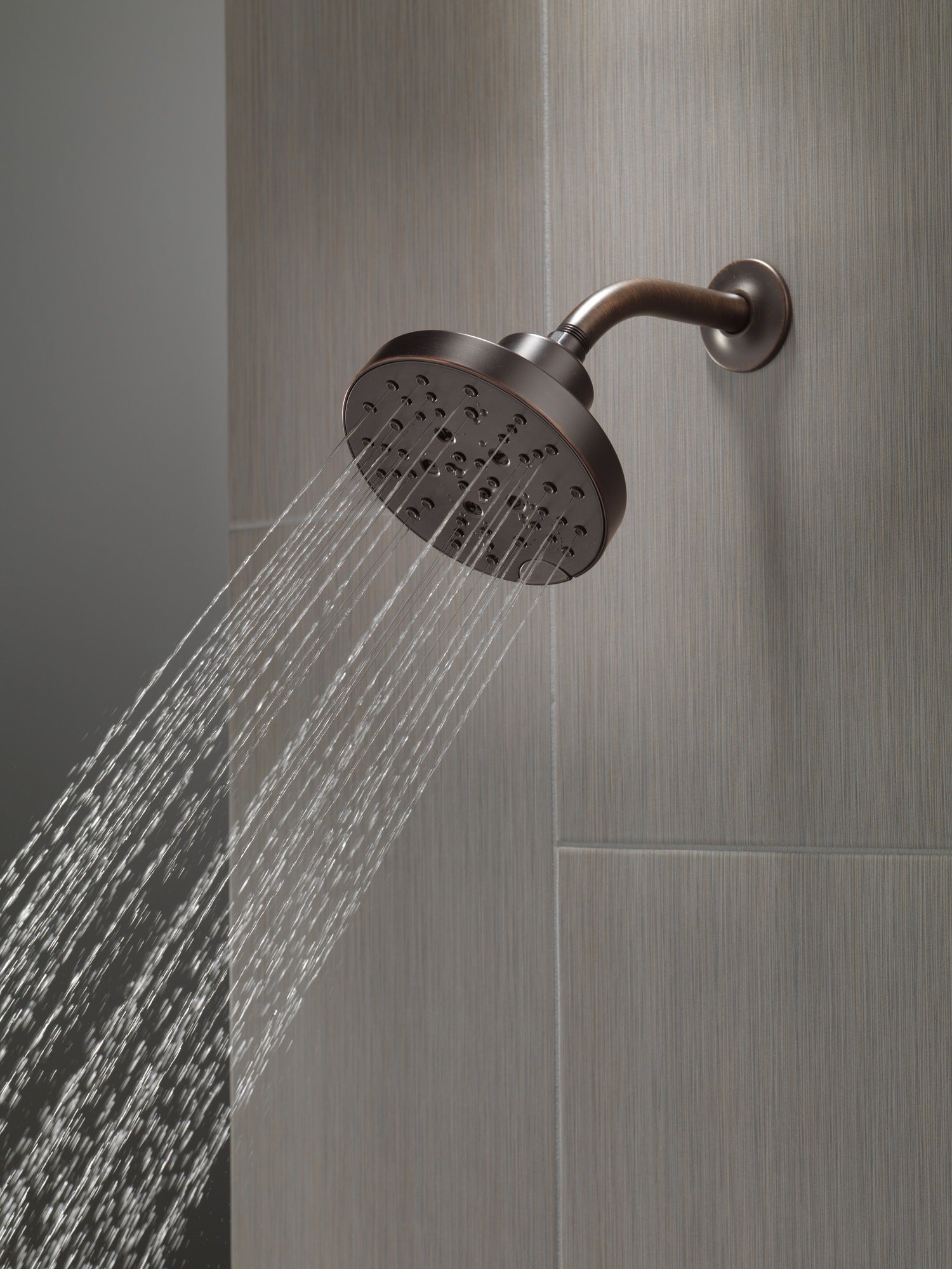 Delta Universal Showering Components H2OKinetic® 5-Setting Contemporary Raincan Shower Head