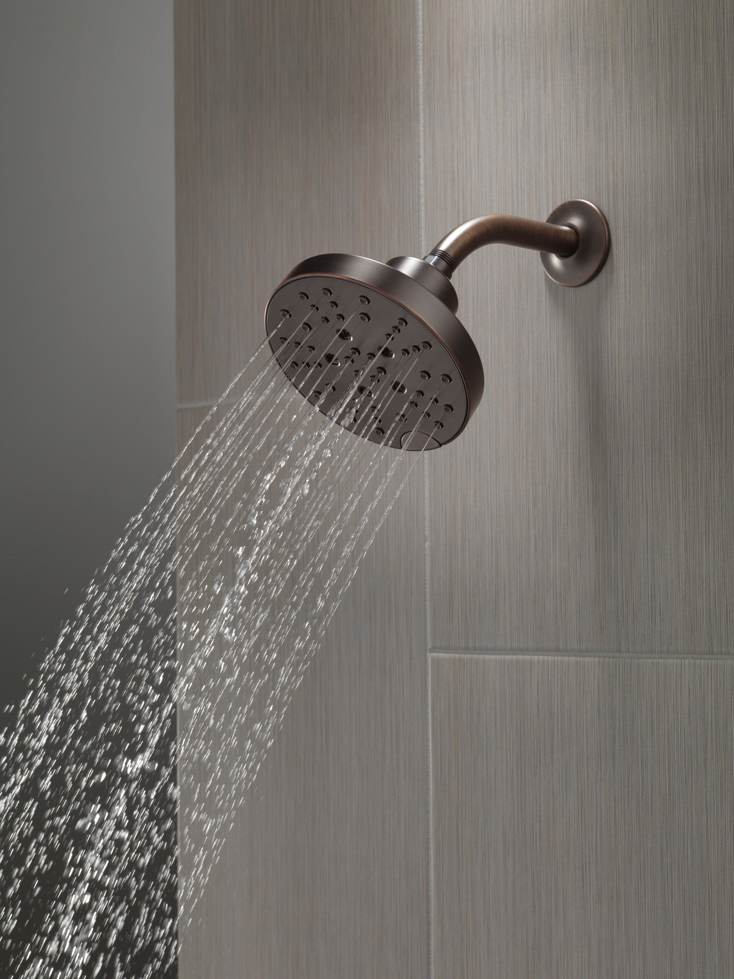 Delta Universal Showering Components H2OKinetic® 5-Setting Contemporary Raincan Shower Head