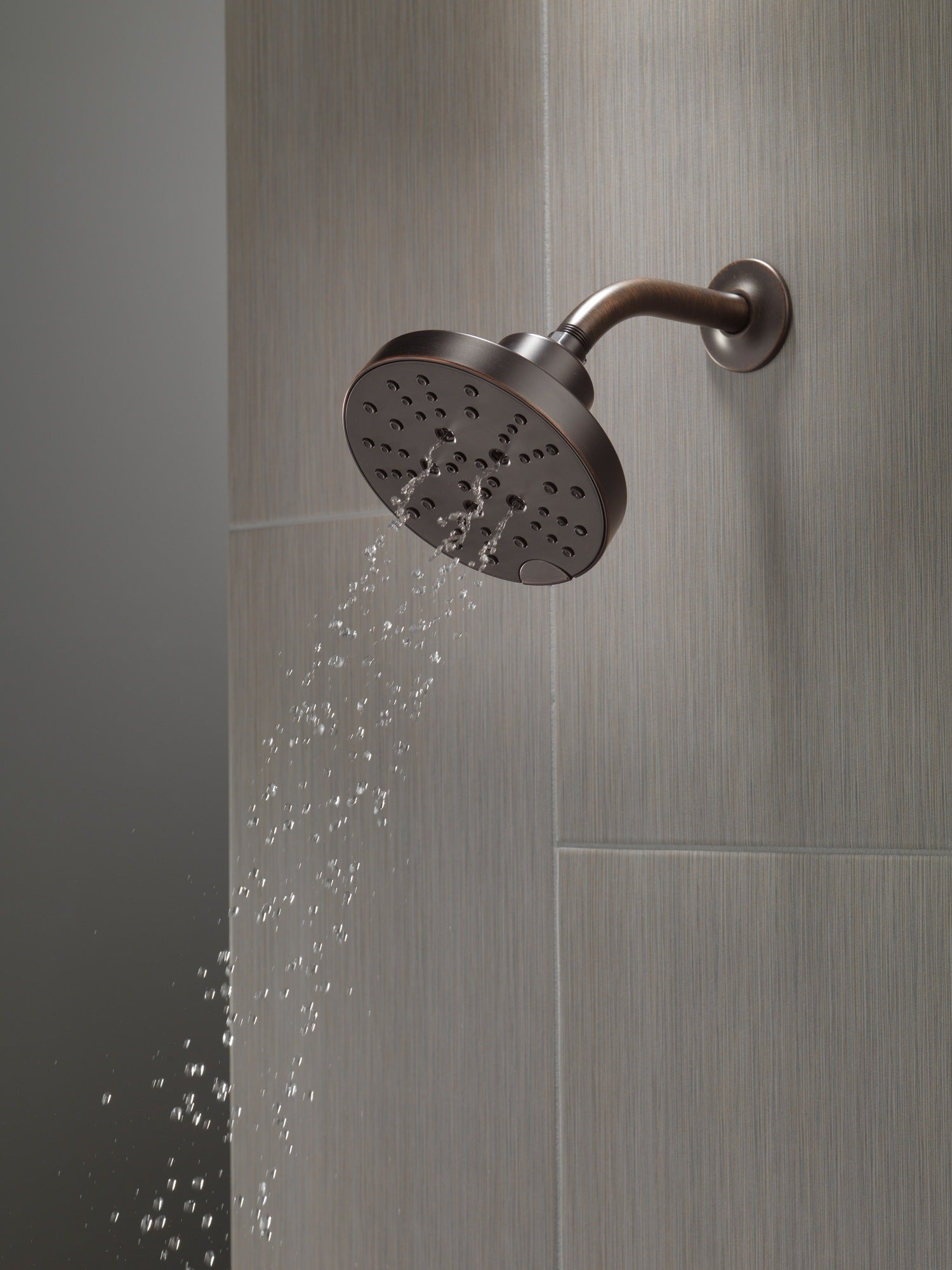 Delta Universal Showering Components H2OKinetic® 5-Setting Contemporary Raincan Shower Head