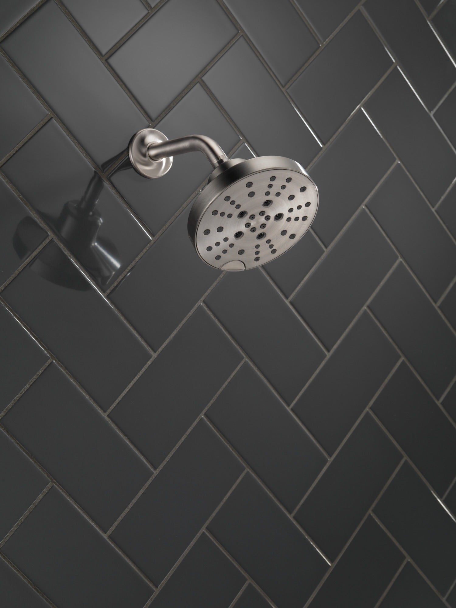 Delta Universal Showering Components H2OKinetic® 5-Setting Contemporary Raincan Shower Head