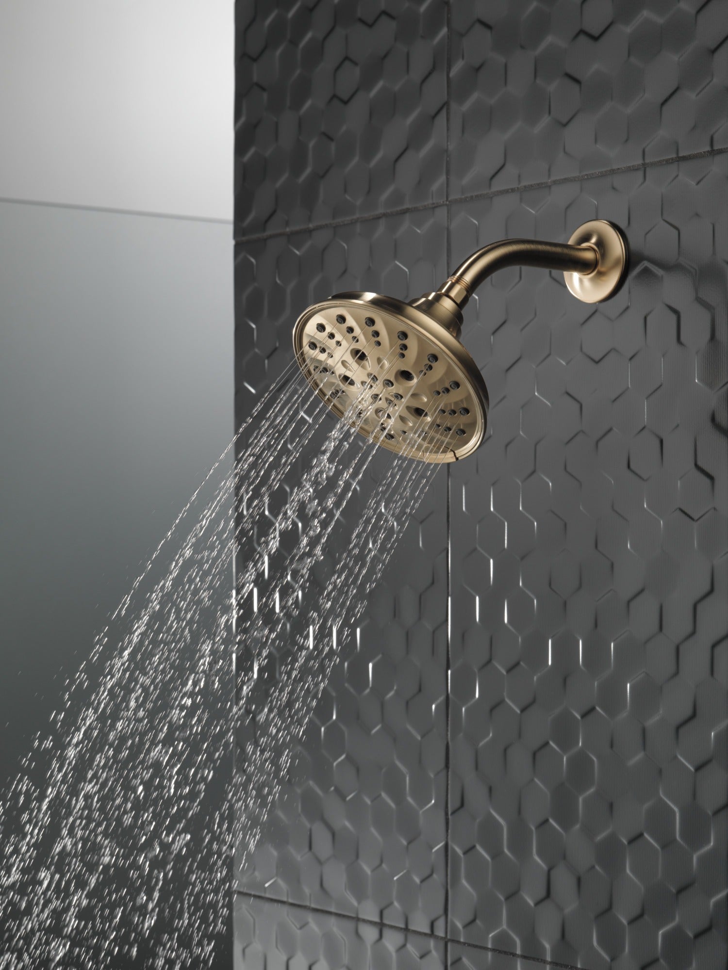 Delta Universal Showering Components H2OKinetic® 5-Setting Traditional Raincan Shower Head
