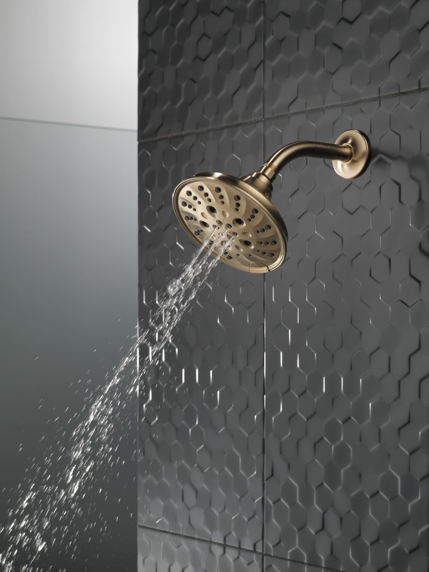 Delta Universal Showering Components H2OKinetic® 5-Setting Traditional Raincan Shower Head