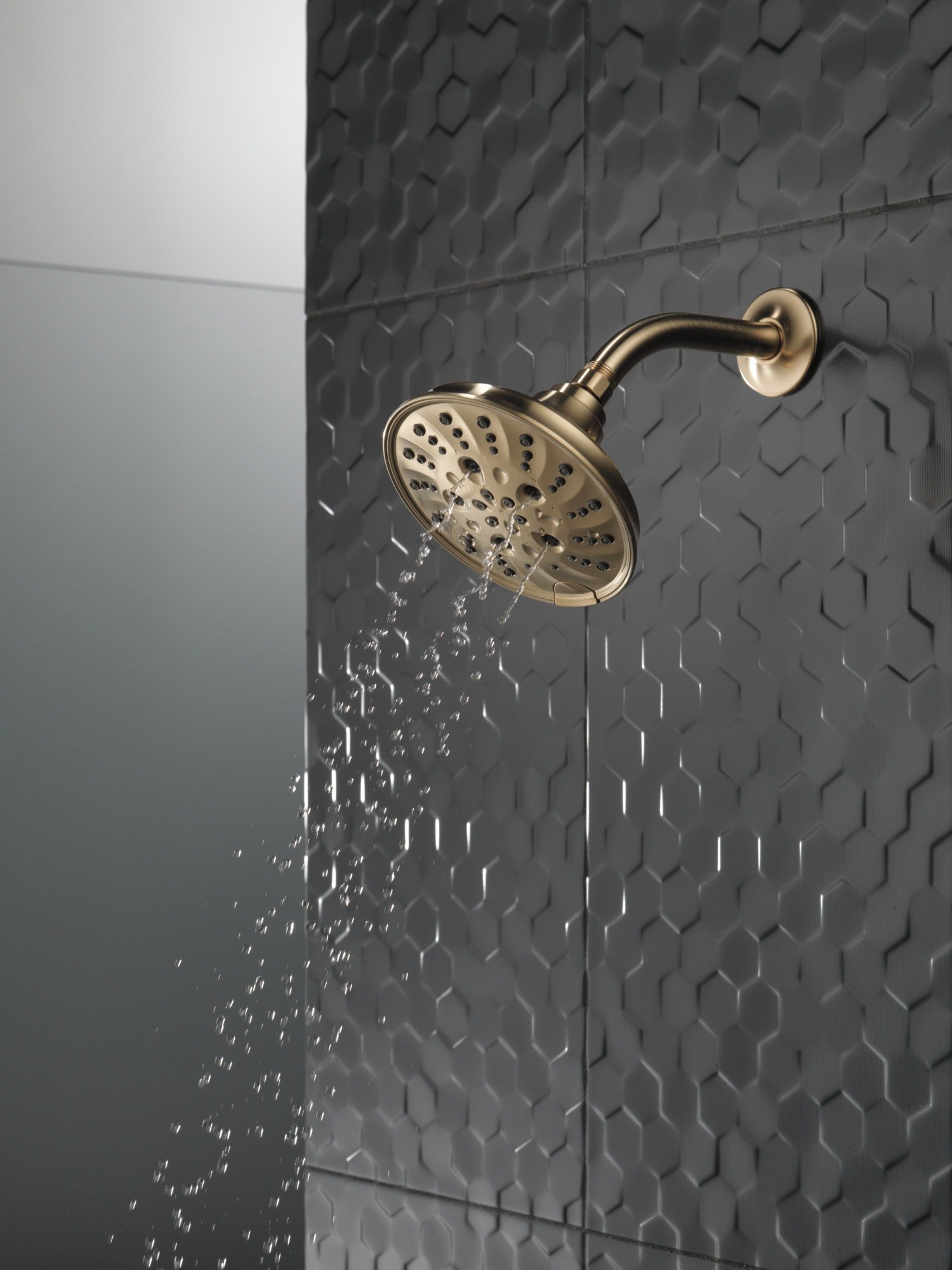 Delta Universal Showering Components H2OKinetic® 5-Setting Traditional Raincan Shower Head