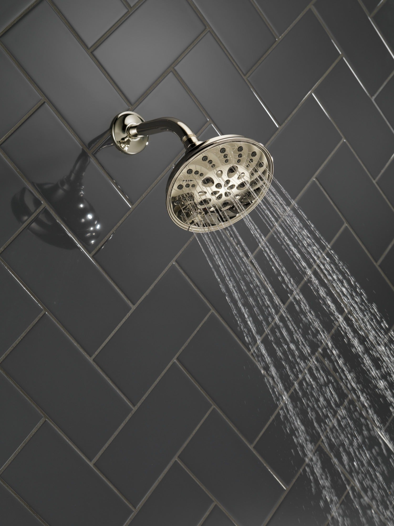 Delta Universal Showering Components H2OKinetic® 5-Setting Traditional Raincan Shower Head