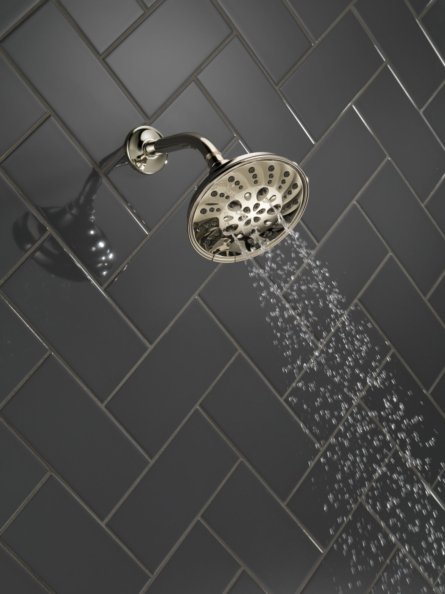 Delta Universal Showering Components H2OKinetic® 5-Setting Traditional Raincan Shower Head