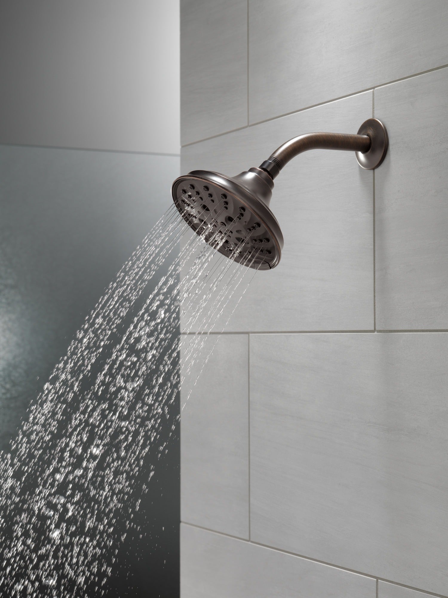 Delta Universal Showering Components H2OKinetic® 5-Setting Traditional Raincan Shower Head