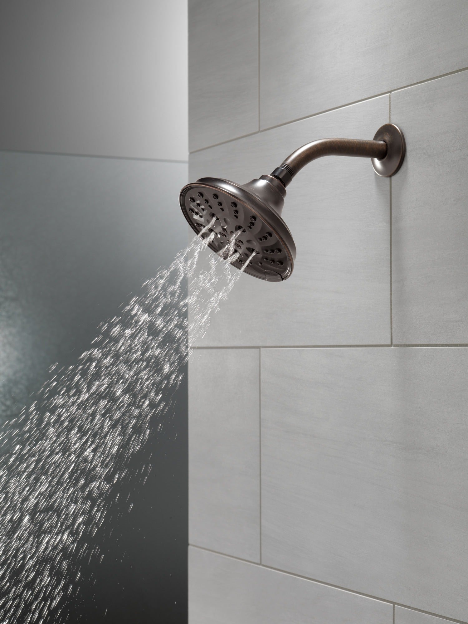 Delta Universal Showering Components H2OKinetic® 5-Setting Traditional Raincan Shower Head