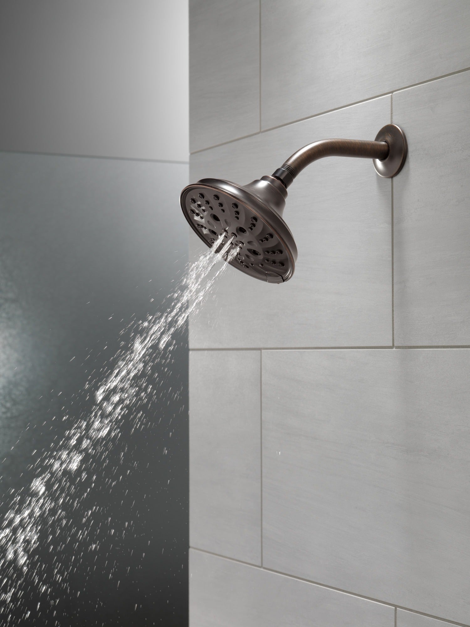 Delta Universal Showering Components H2OKinetic® 5-Setting Traditional Raincan Shower Head