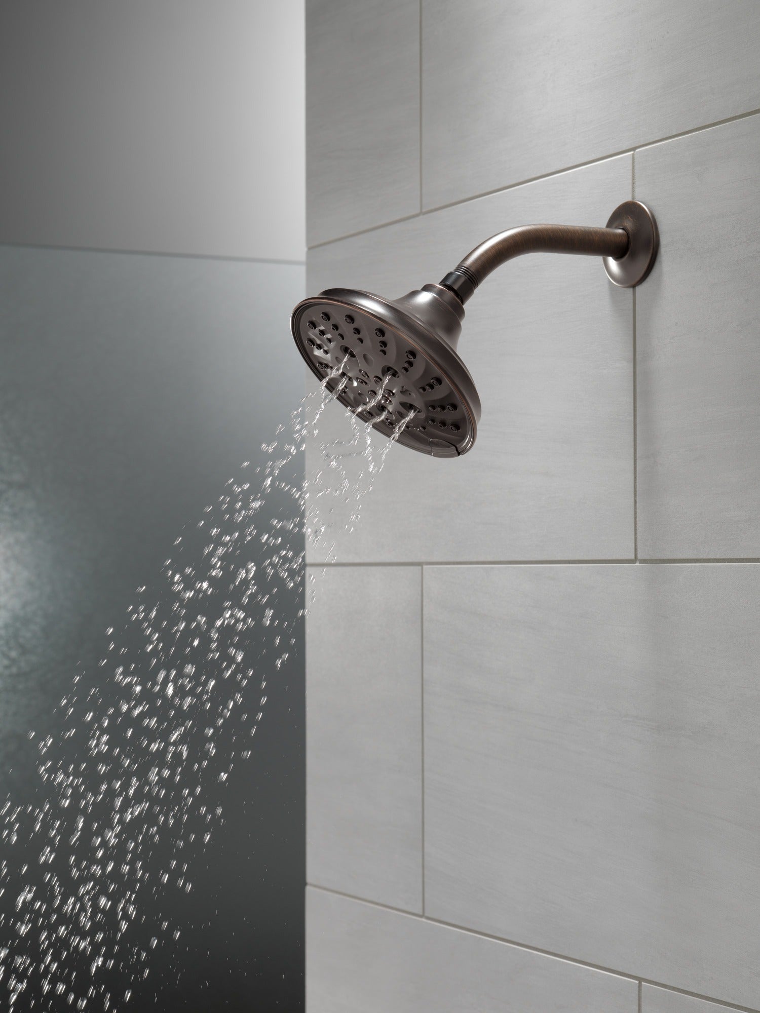 Delta Universal Showering Components H2OKinetic® 5-Setting Traditional Raincan Shower Head