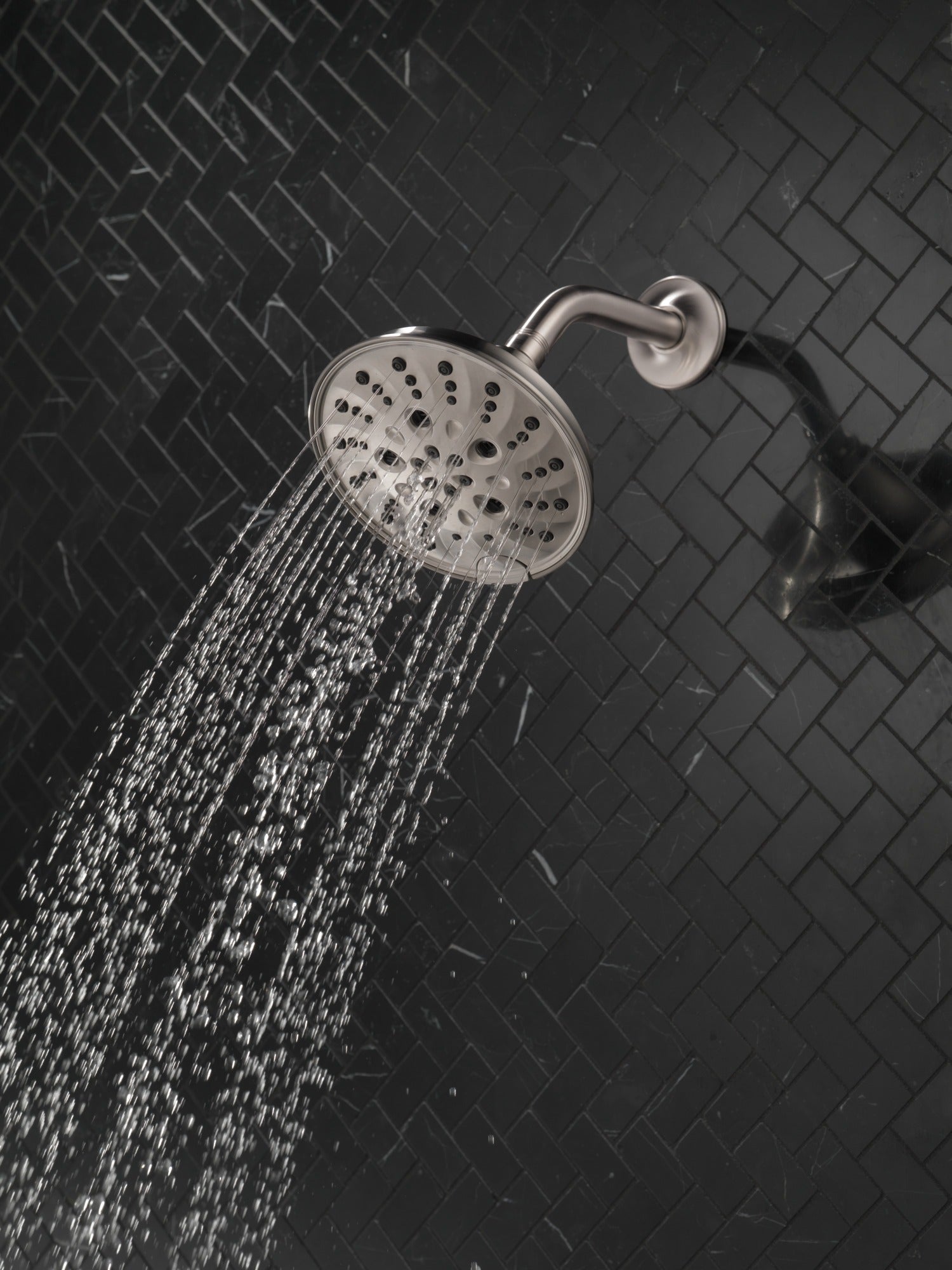 Delta Universal Showering Components H2OKinetic® 5-Setting Traditional Raincan Shower Head