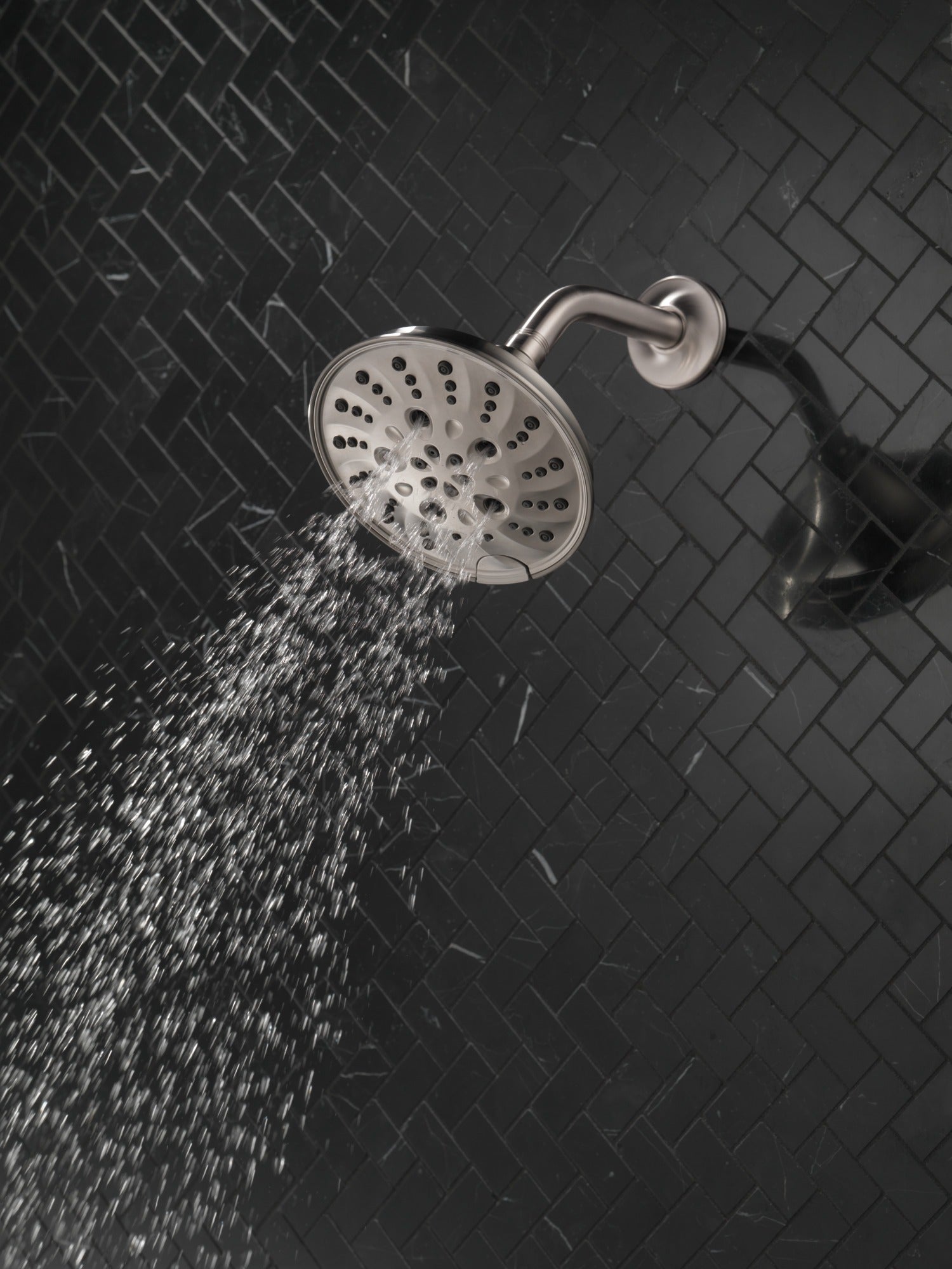 Delta Universal Showering Components H2OKinetic® 5-Setting Traditional Raincan Shower Head