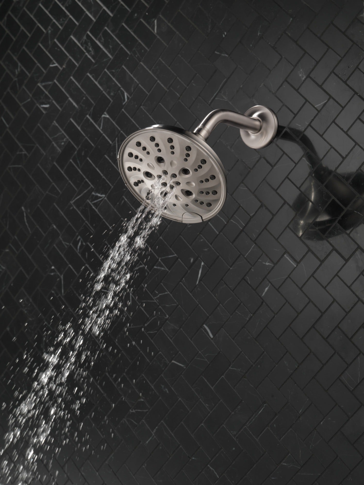 Delta Universal Showering Components H2OKinetic® 5-Setting Traditional Raincan Shower Head