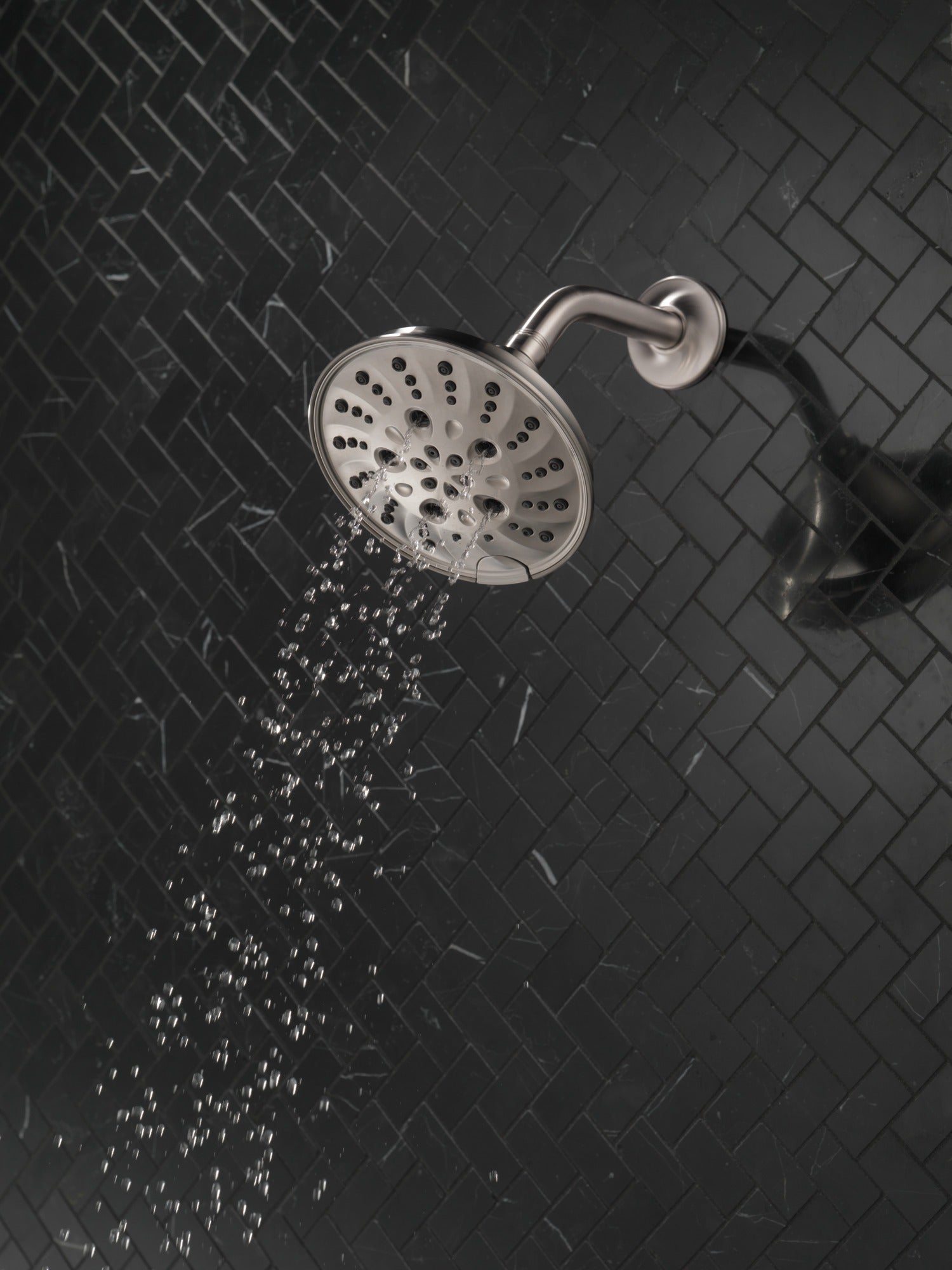 Delta Universal Showering Components H2OKinetic® 5-Setting Traditional Raincan Shower Head