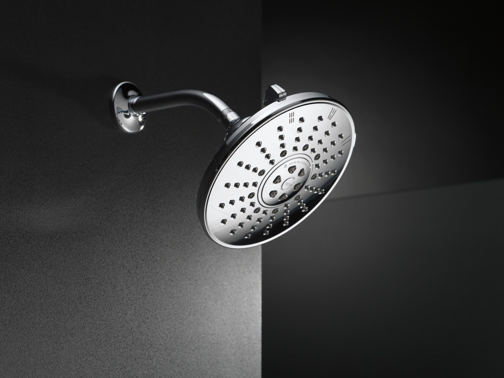 Delta Universal Showering Components 3-Setting Raincan Shower Head