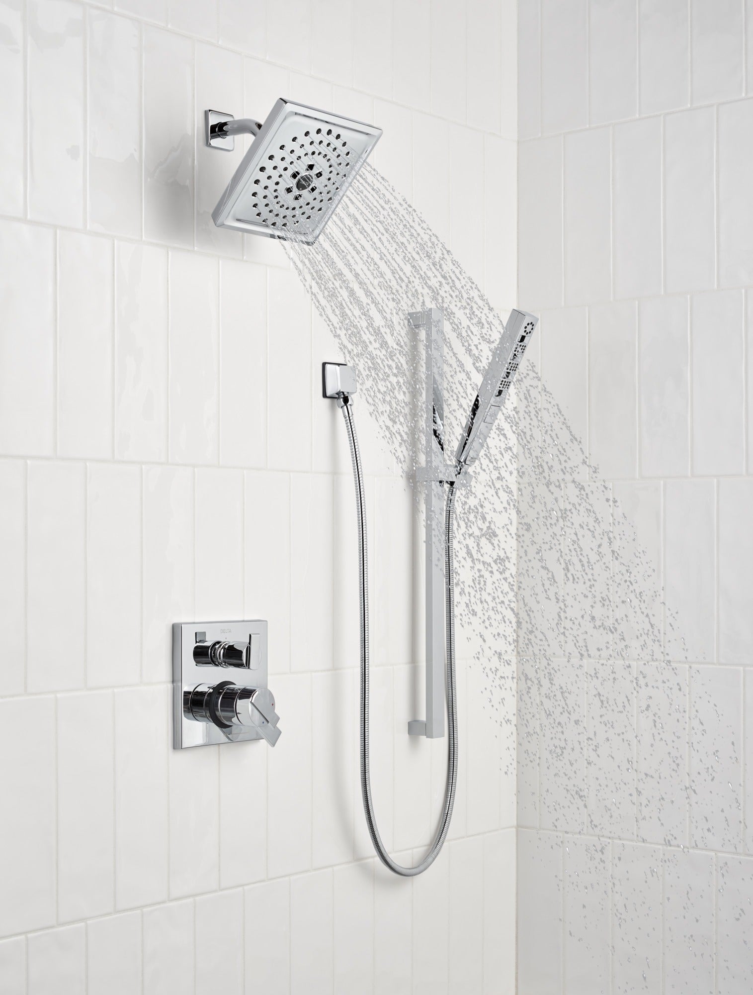 Delta Universal Showering Components Square Wall Elbow for Hand Shower