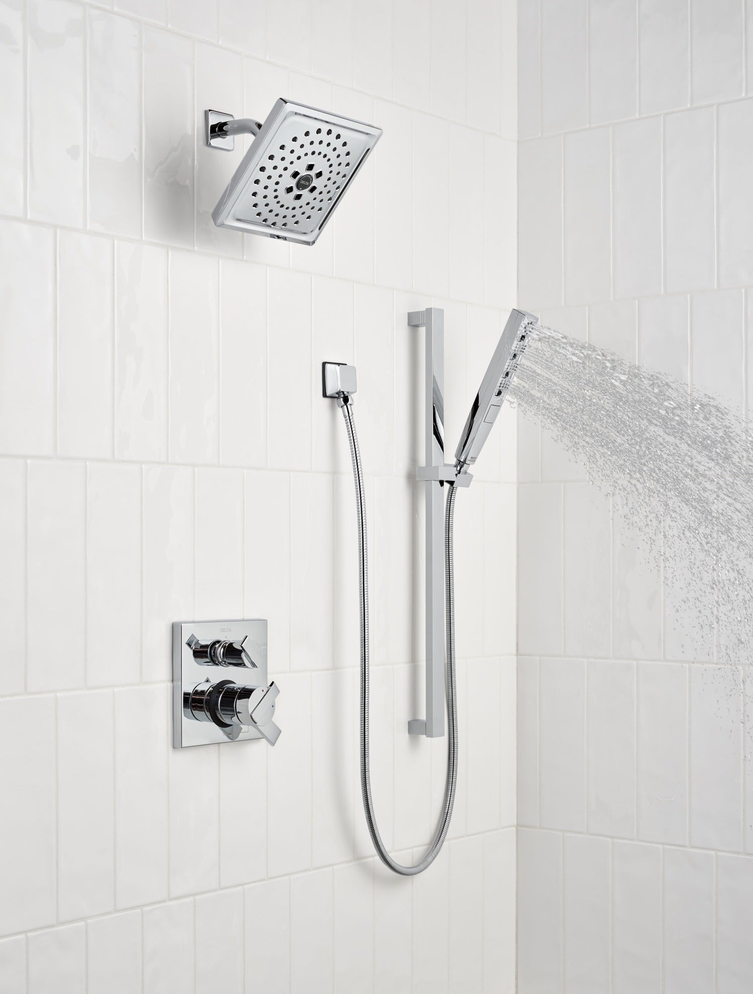 Delta Universal Showering Components H2OKinetic® Hand Shower 1.75 GPM w/Slide Bar 4S