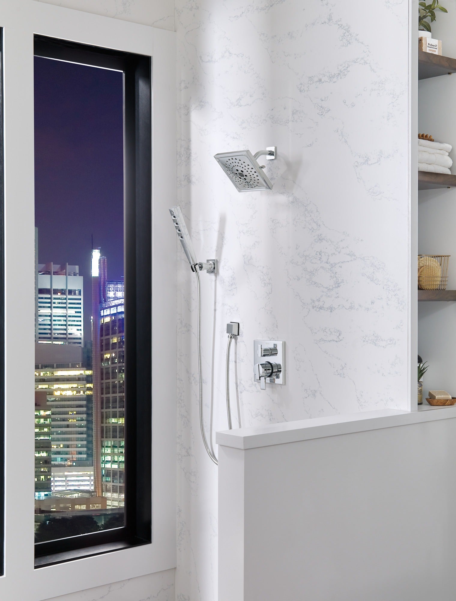 Delta Universal Showering Components H2OKinetic® Pendant Raincan Shower Head
