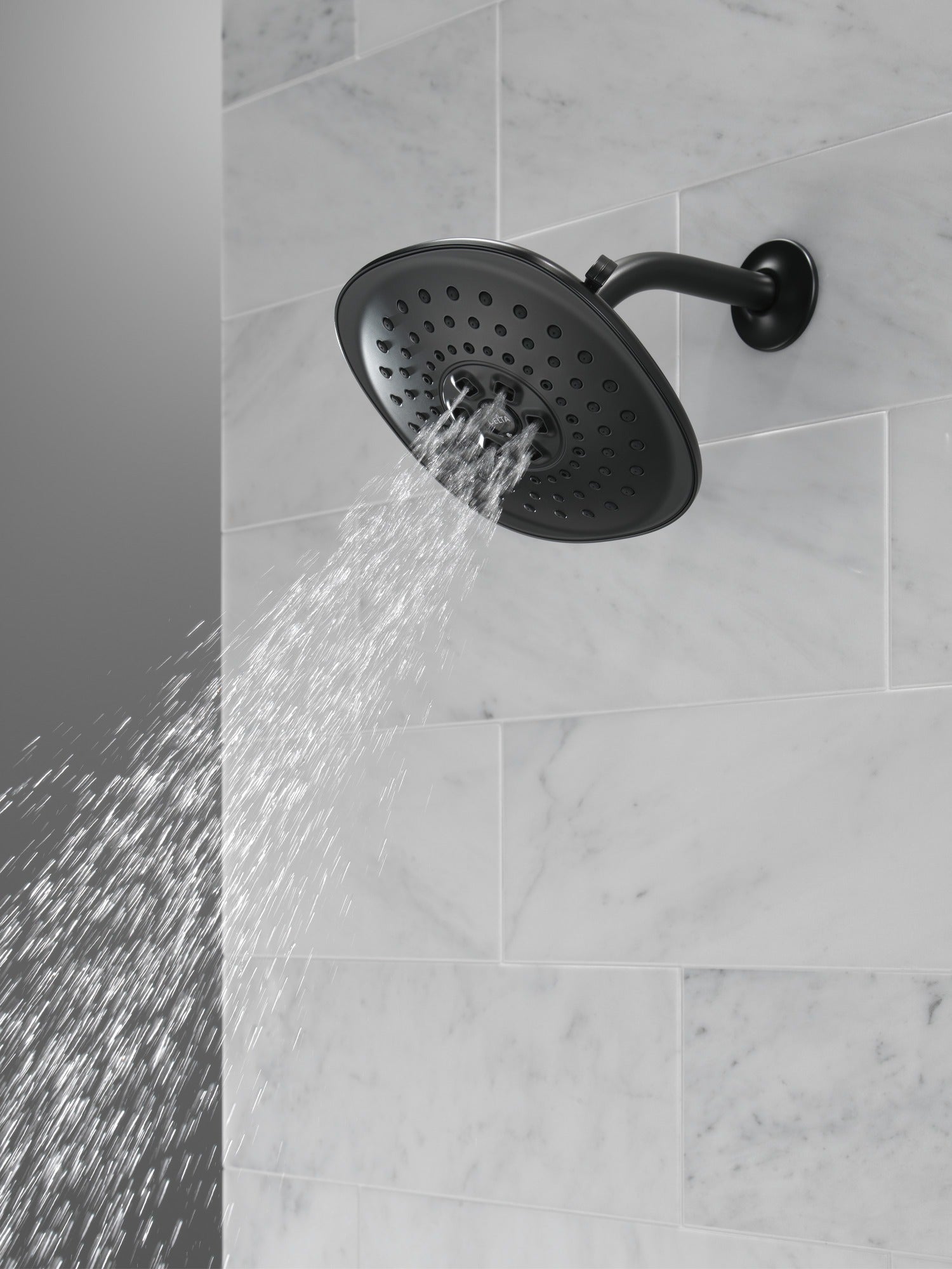 Delta Universal Showering Components H2Okinetic(R) 3-Setting Raincan Shower Head