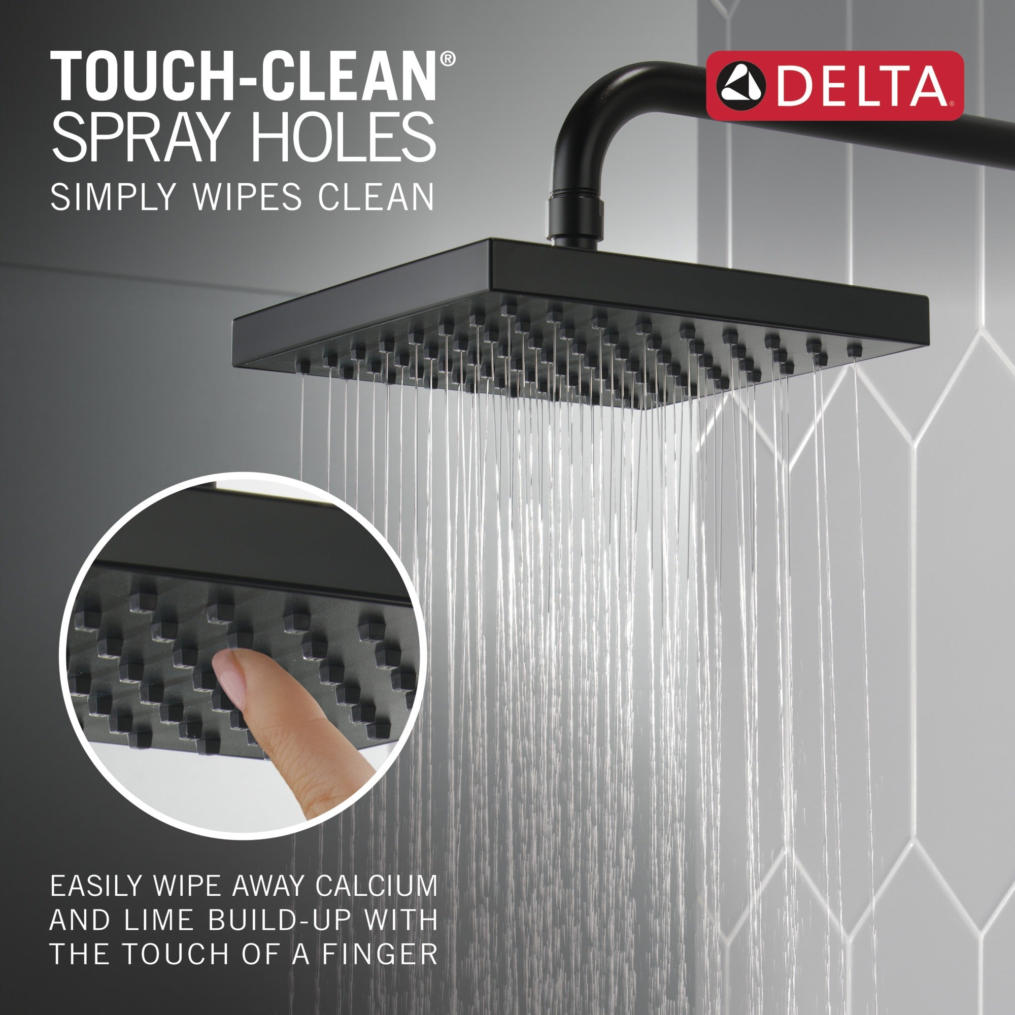 Delta Universal Showering Components Raincan Single Setting Showerhead