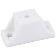 Hardware Resources White 7/8" Spacer x 1-7/8" Overall Width - Holes are 1-3/8" Center to Center
