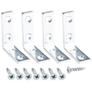 Hardware Resources 1-1/2" X 1-1/2" Corner Brace Finish: Zinc Plated