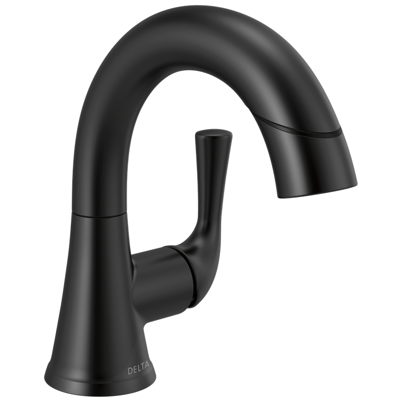 Delta Kayra® Single Handle Pull-Down Bathroom Faucet