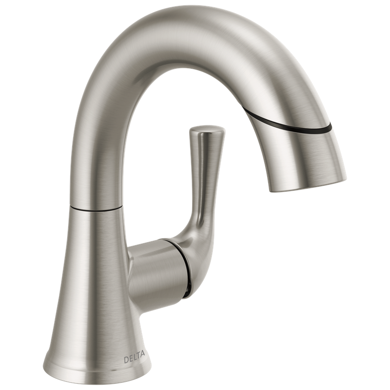Delta Kayra® Single Handle Pull-Down Bathroom Faucet