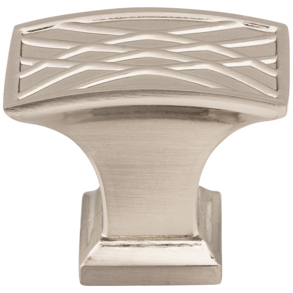 Hardware Resources 1-1/2" Overall Length Rectangle Geometric Pattern Aberdeen Cabinet Knob