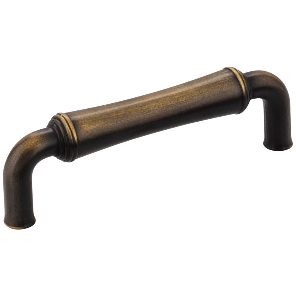 Hardware Resources 96 mm Center-to-Center Satin Nickel Barrel Bremen 2 Cabinet Pull