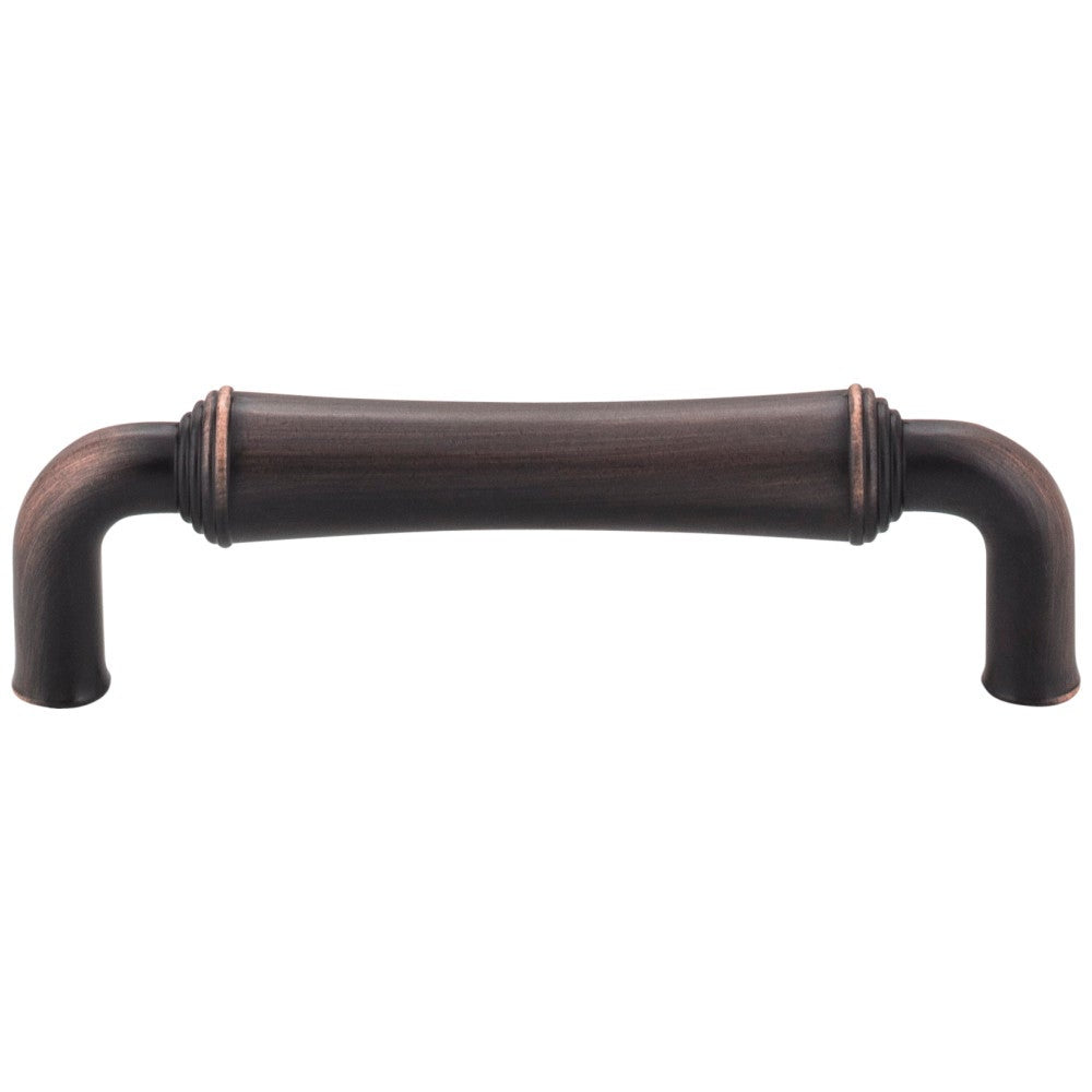 Hardware Resources 96 mm Center-to-Center Satin Nickel Barrel Bremen 2 Cabinet Pull