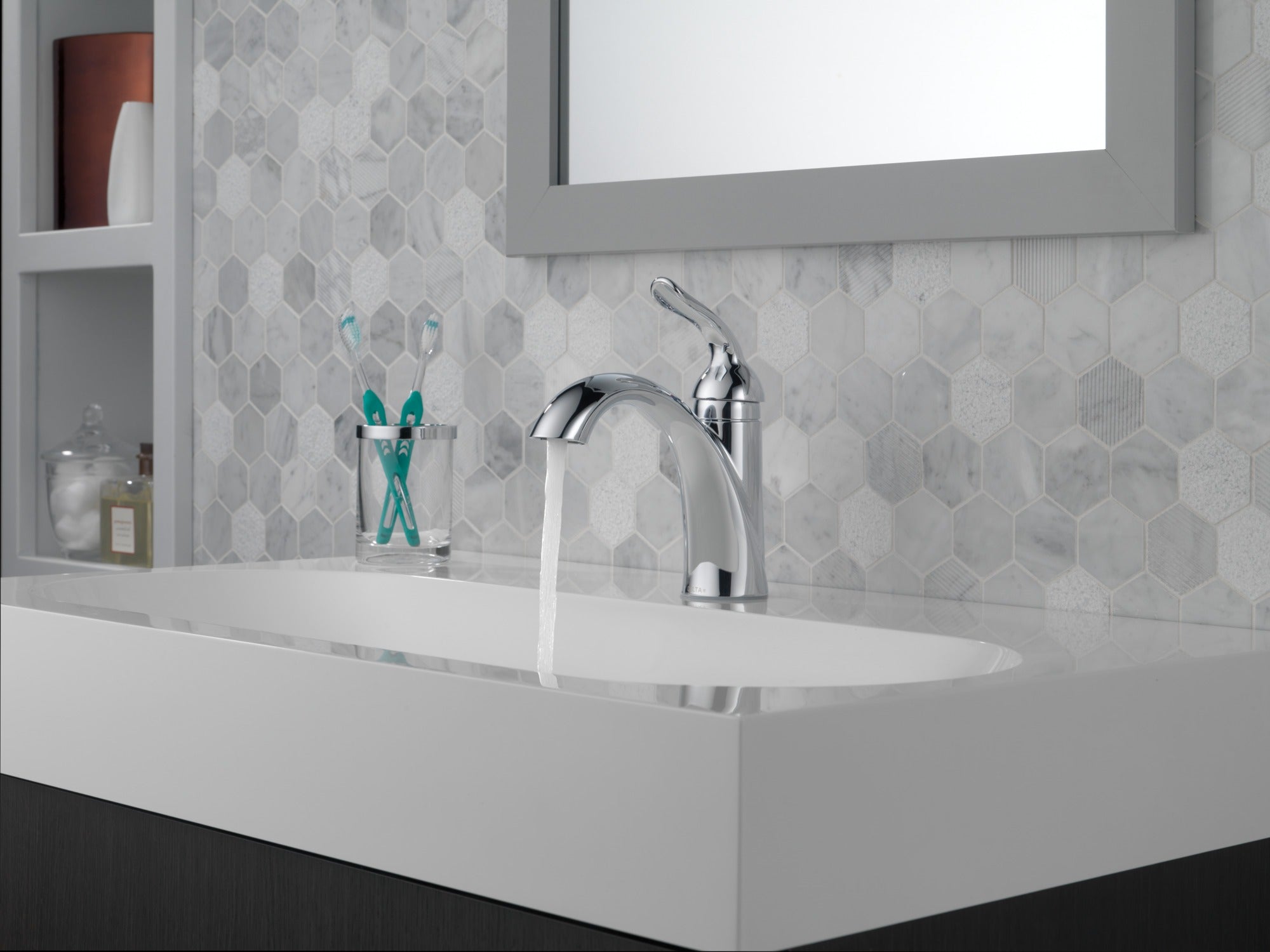 Delta Lahara® Single Handle Bathroom Faucet