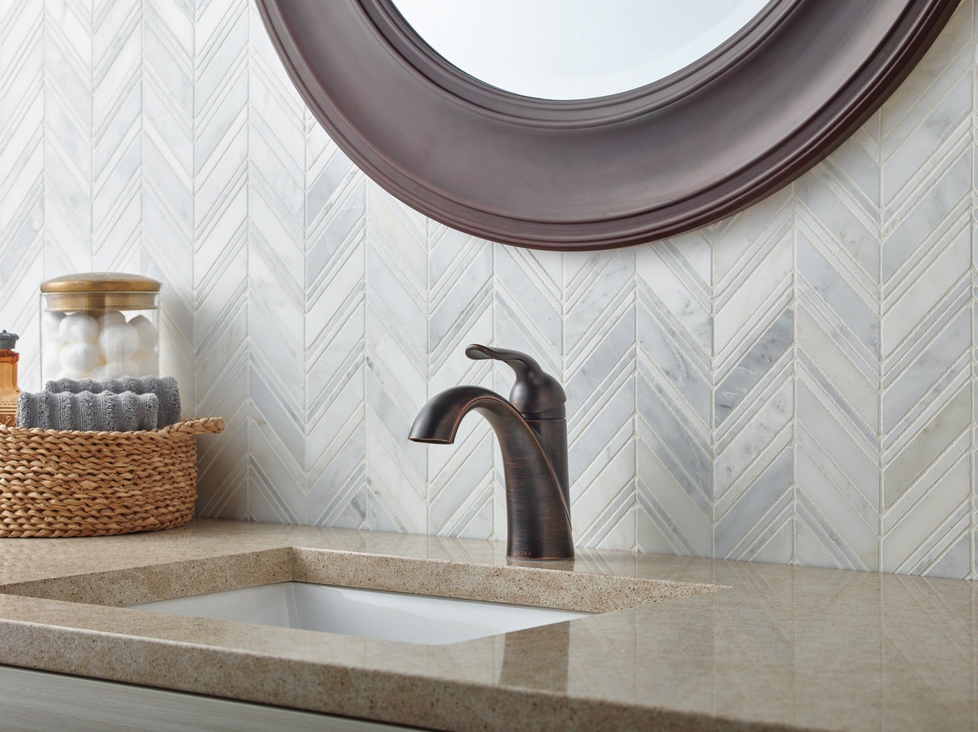 Delta Lahara® Single Handle Bathroom Faucet