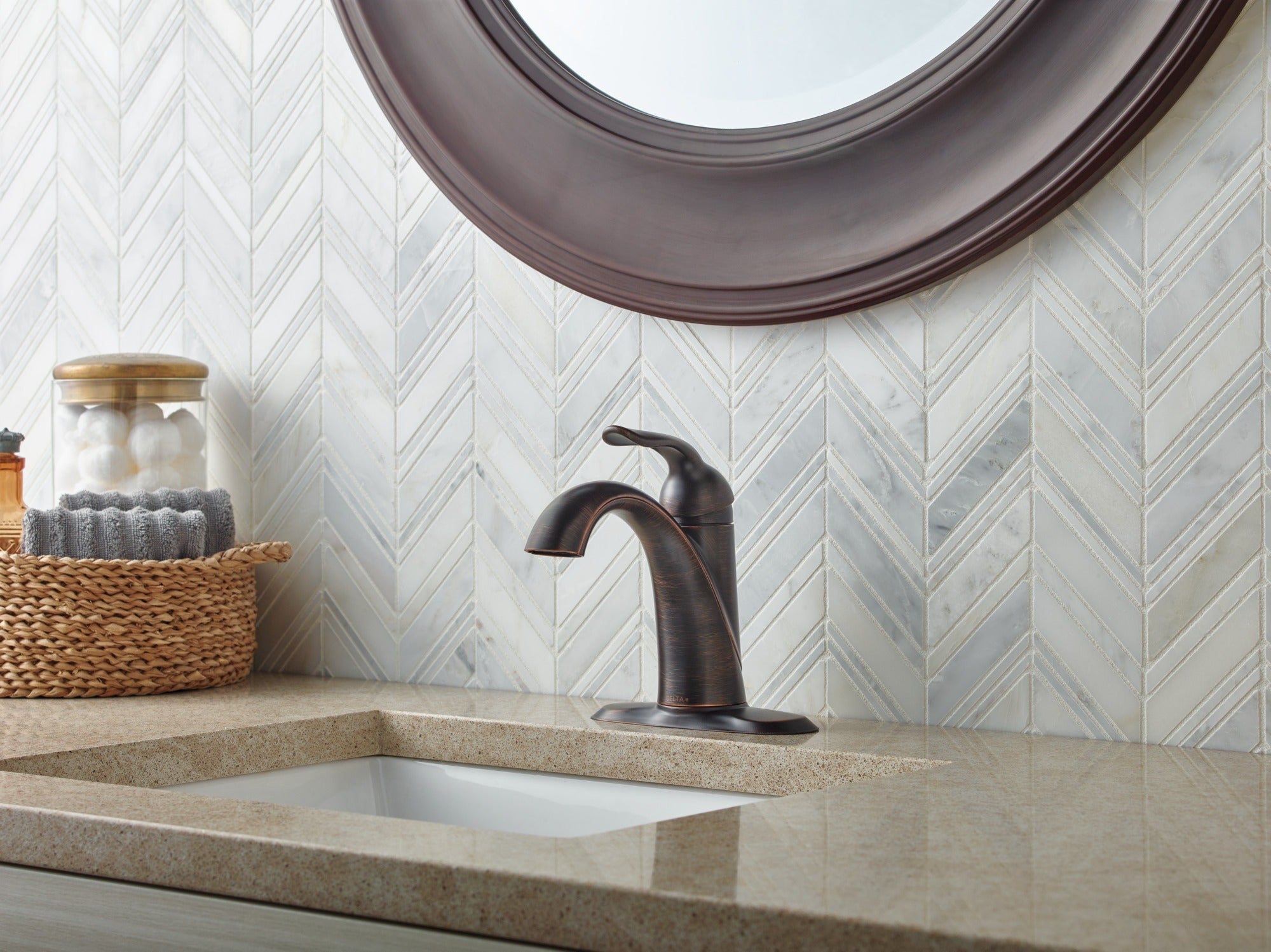 Delta Lahara® Single Handle Bathroom Faucet
