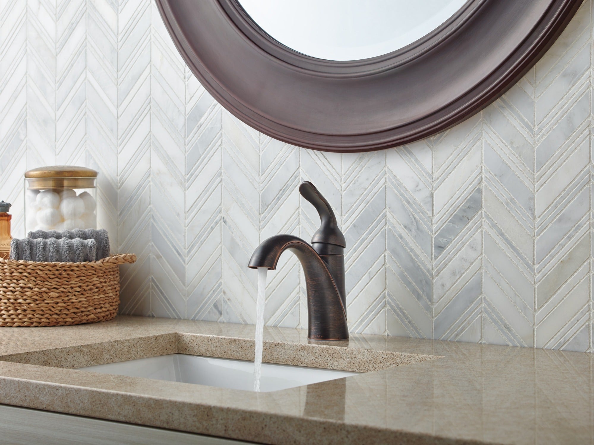 Delta Lahara® Single Handle Bathroom Faucet
