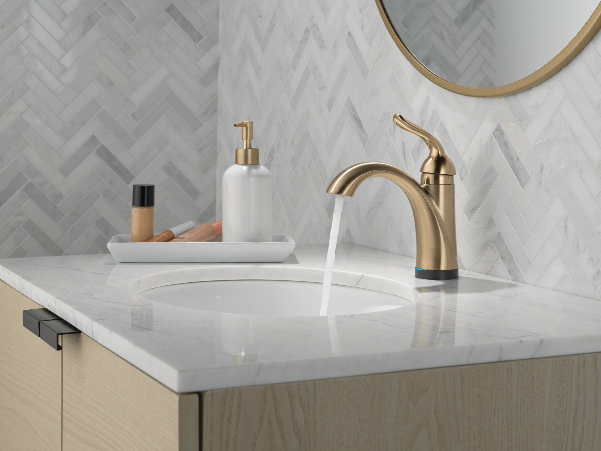 Delta Lahara® Touch2O® Bathroom Faucet with Touchless Technology