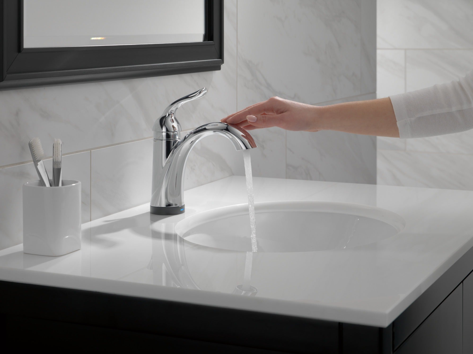 Delta Lahara® Touch2O® Bathroom Faucet with Touchless Technology