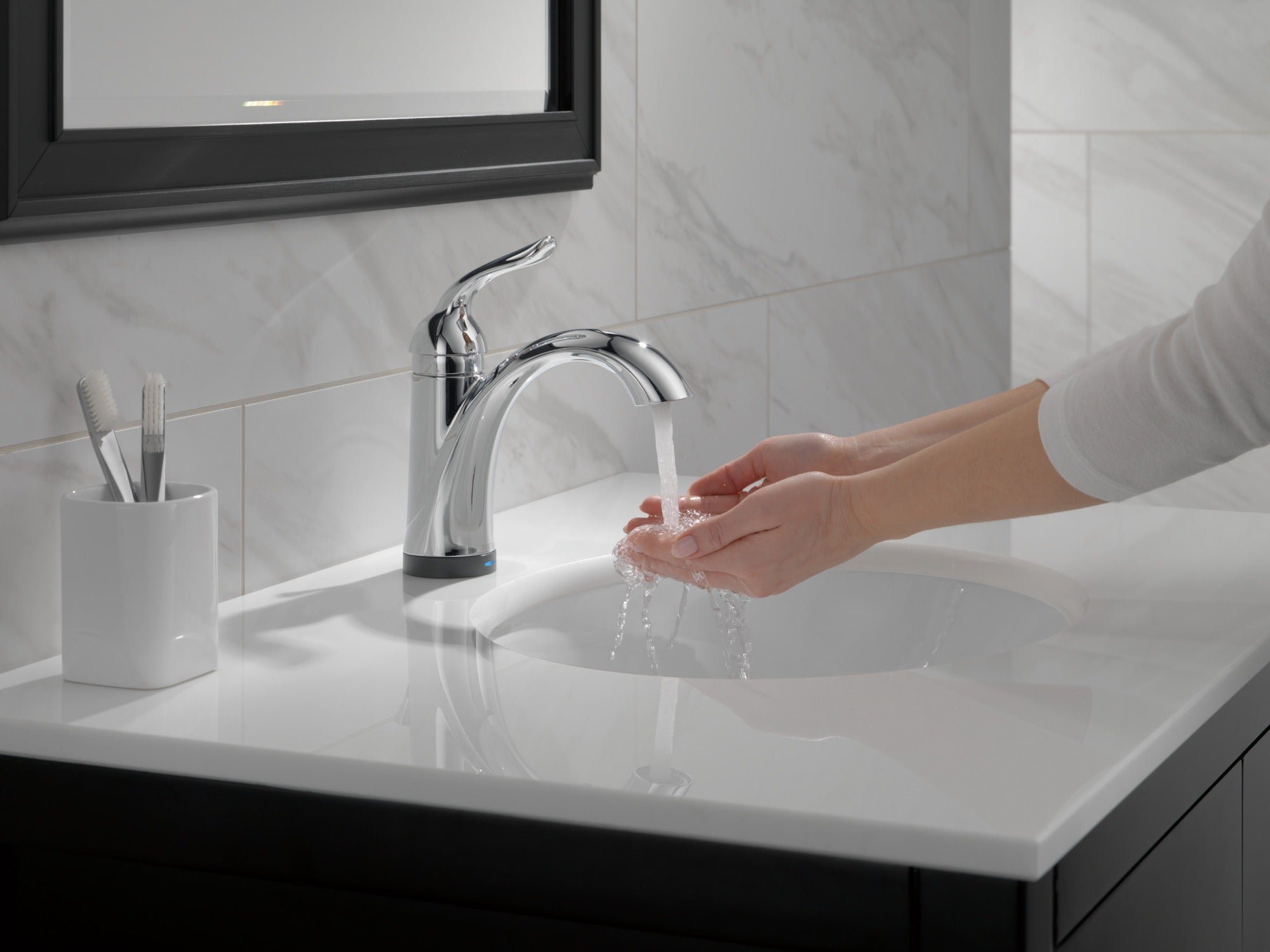 Delta Lahara® Touch2O® Bathroom Faucet with Touchless Technology